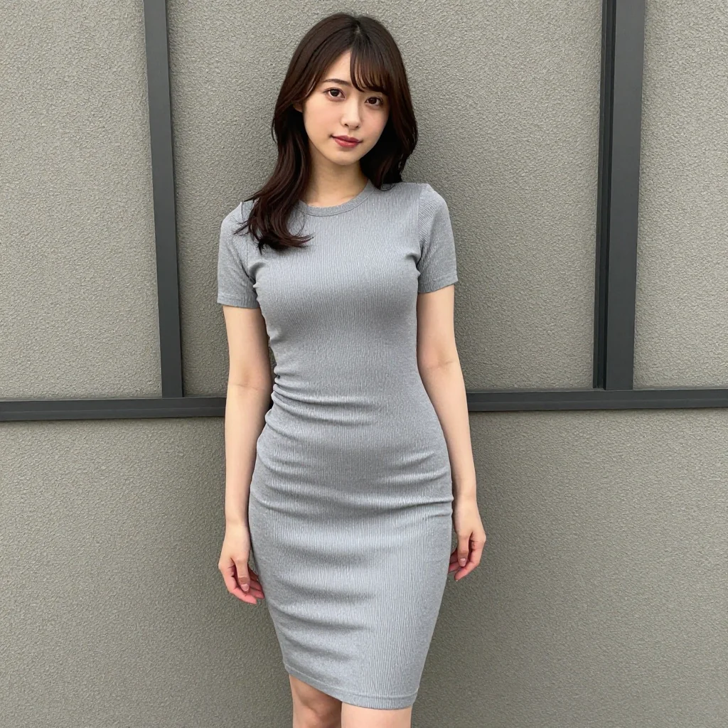 条件C: figure-hugging dress