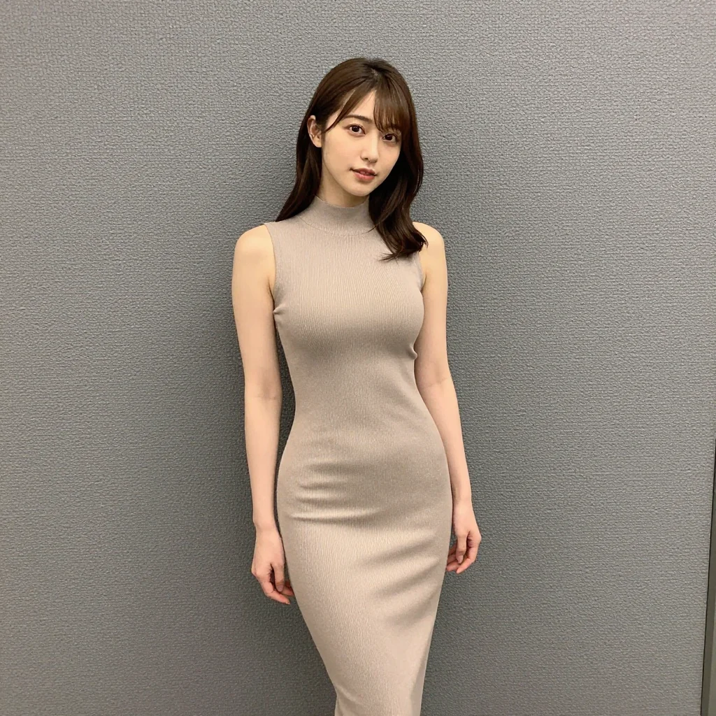条件D: skin-tight dress