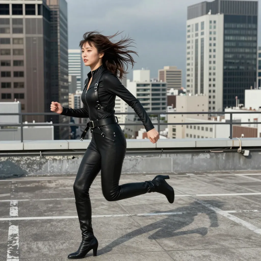catsuit harness rooftop s1