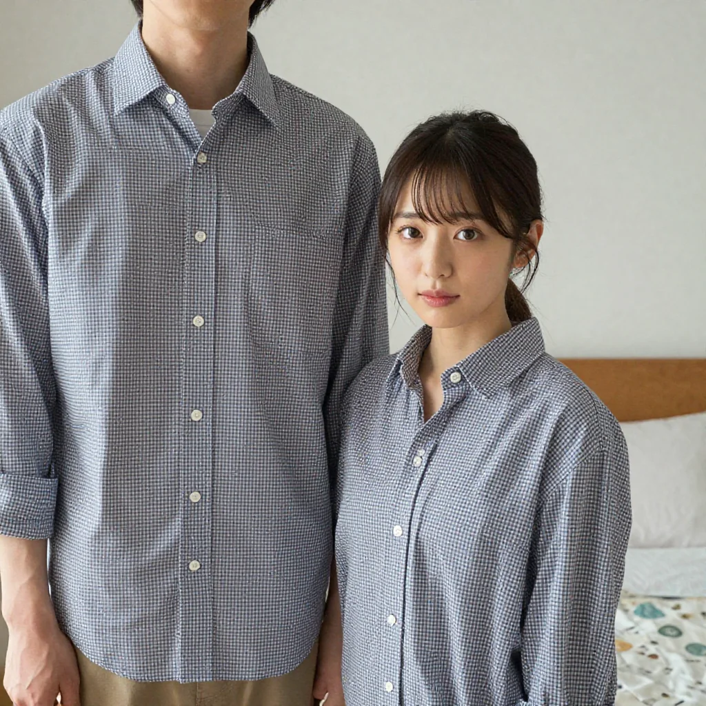 条件B: boyfriend shirt