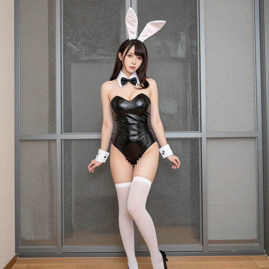 条件C: bunny girl costume