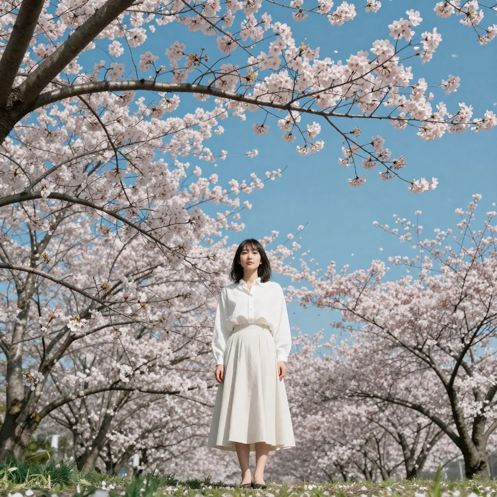 [Experiment] Cherry Blossom × Special Angles | 8 Conditions, 24 Images