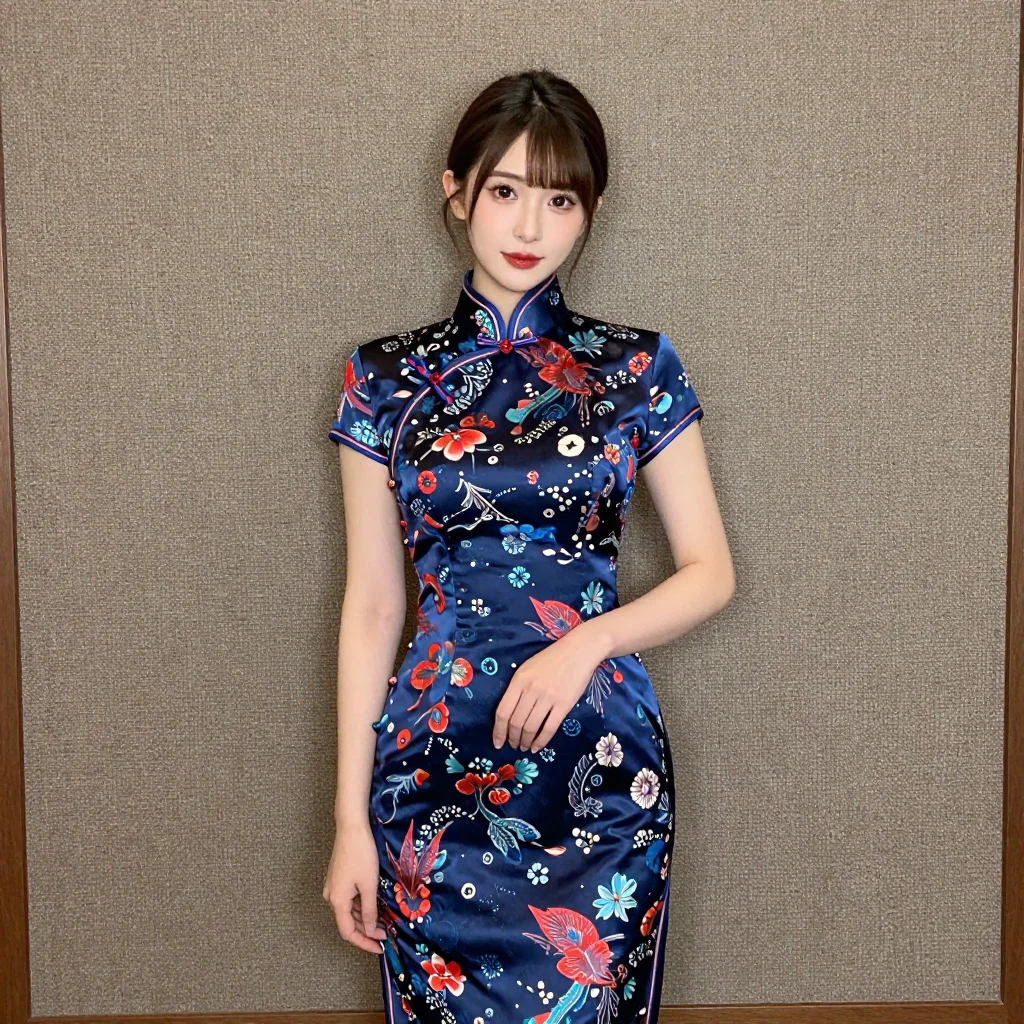 条件A: china dress