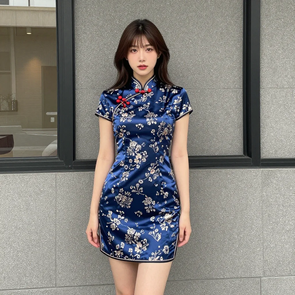 条件E: mini china dress
