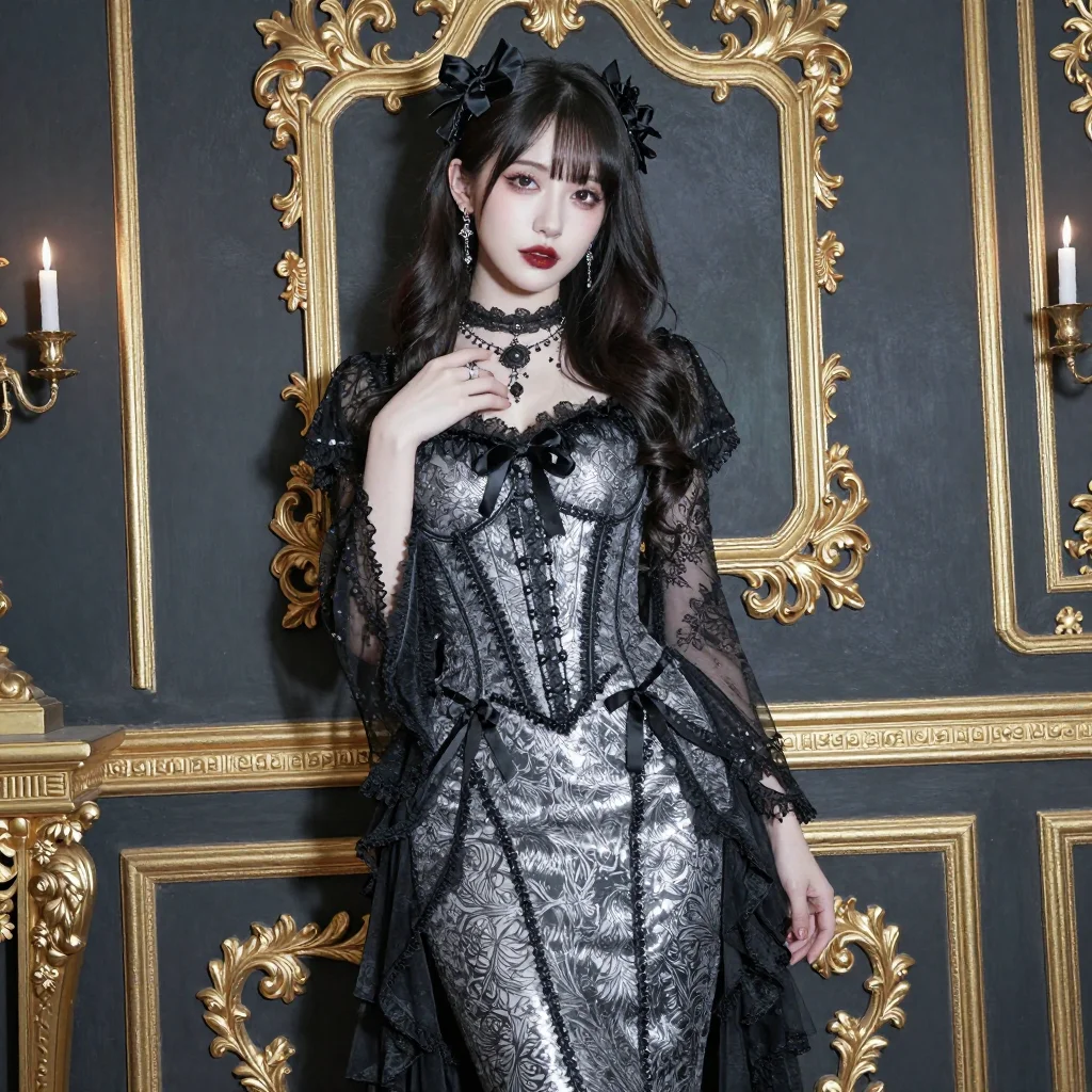 【実験】ゴシック×グラマーファッション検証 ── gothicの一語で何が変わるか？