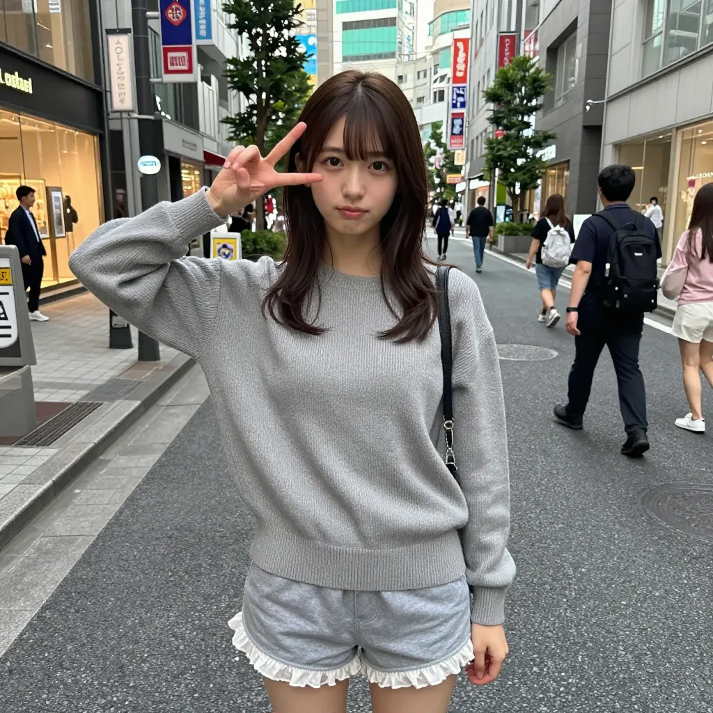 inverted peace signによる逆ピースの出力例