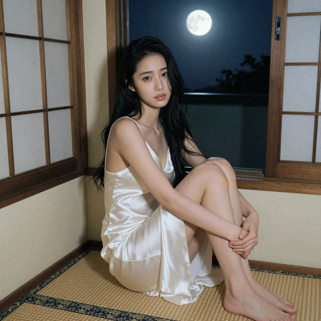 隅で膝を抱える