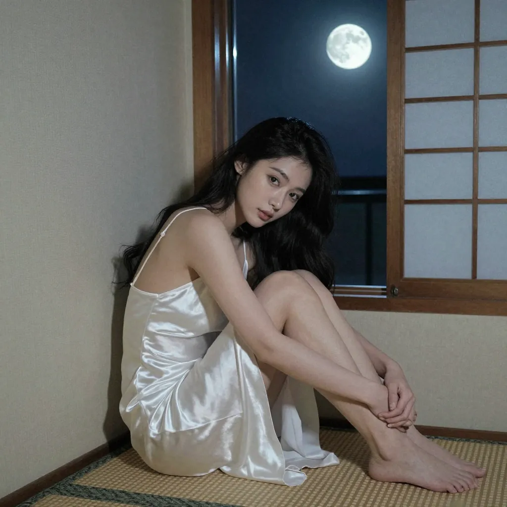隅で膝を抱える