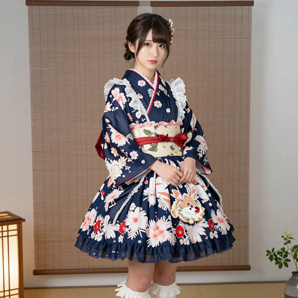 kimono lolita dress seed789