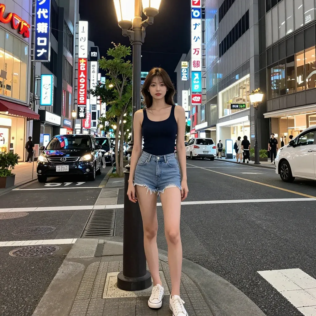 街灯+ネオン