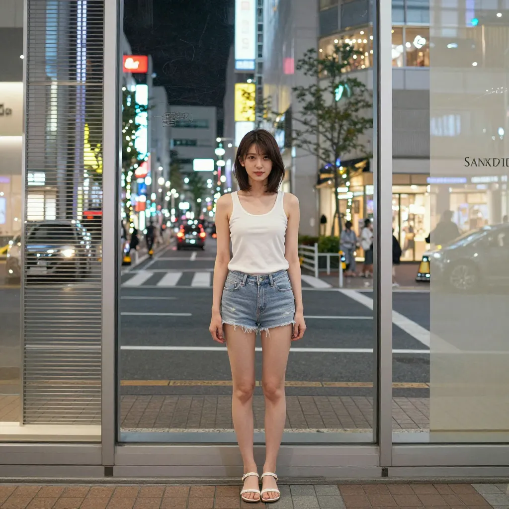 店舗の明かり