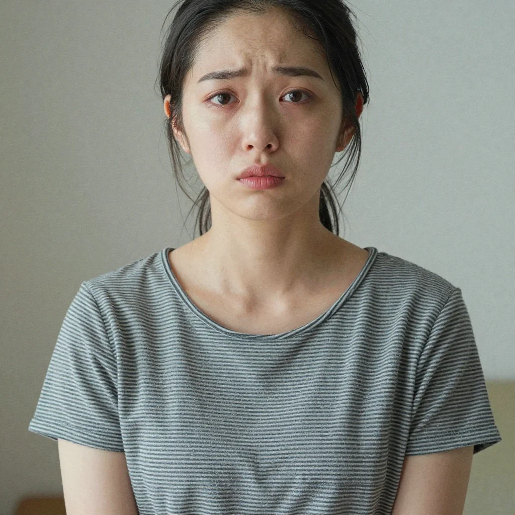 条件B: pained expression