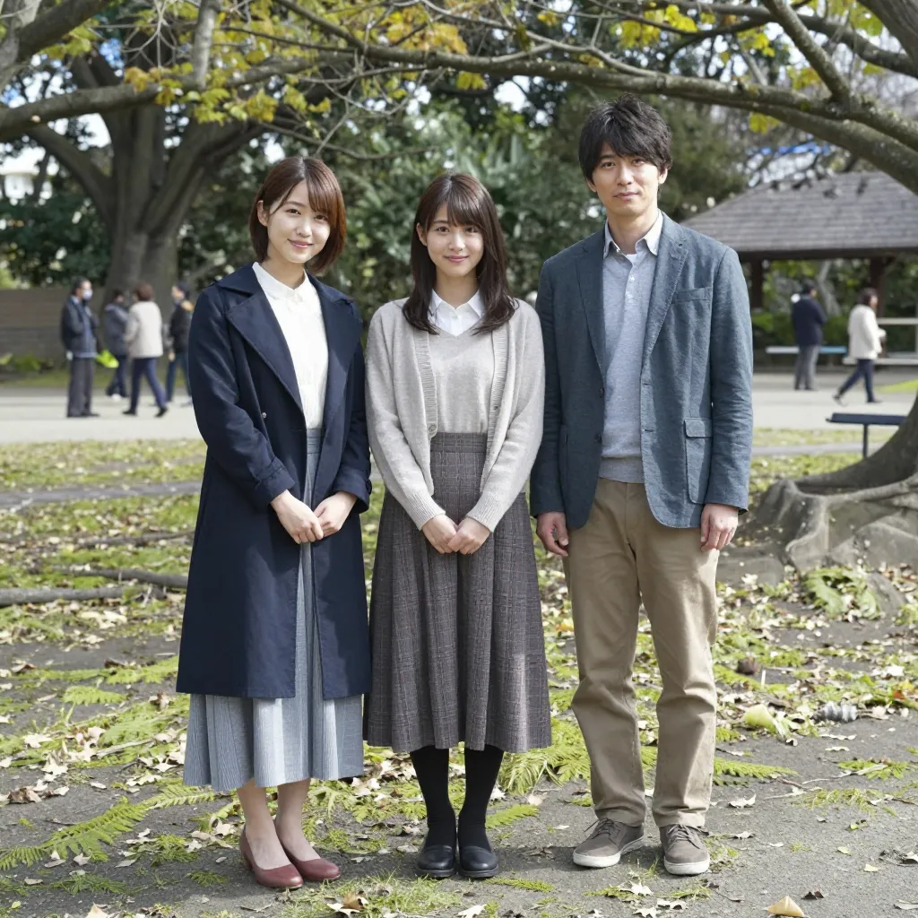 人物が3人に増殖した構図崩れ
