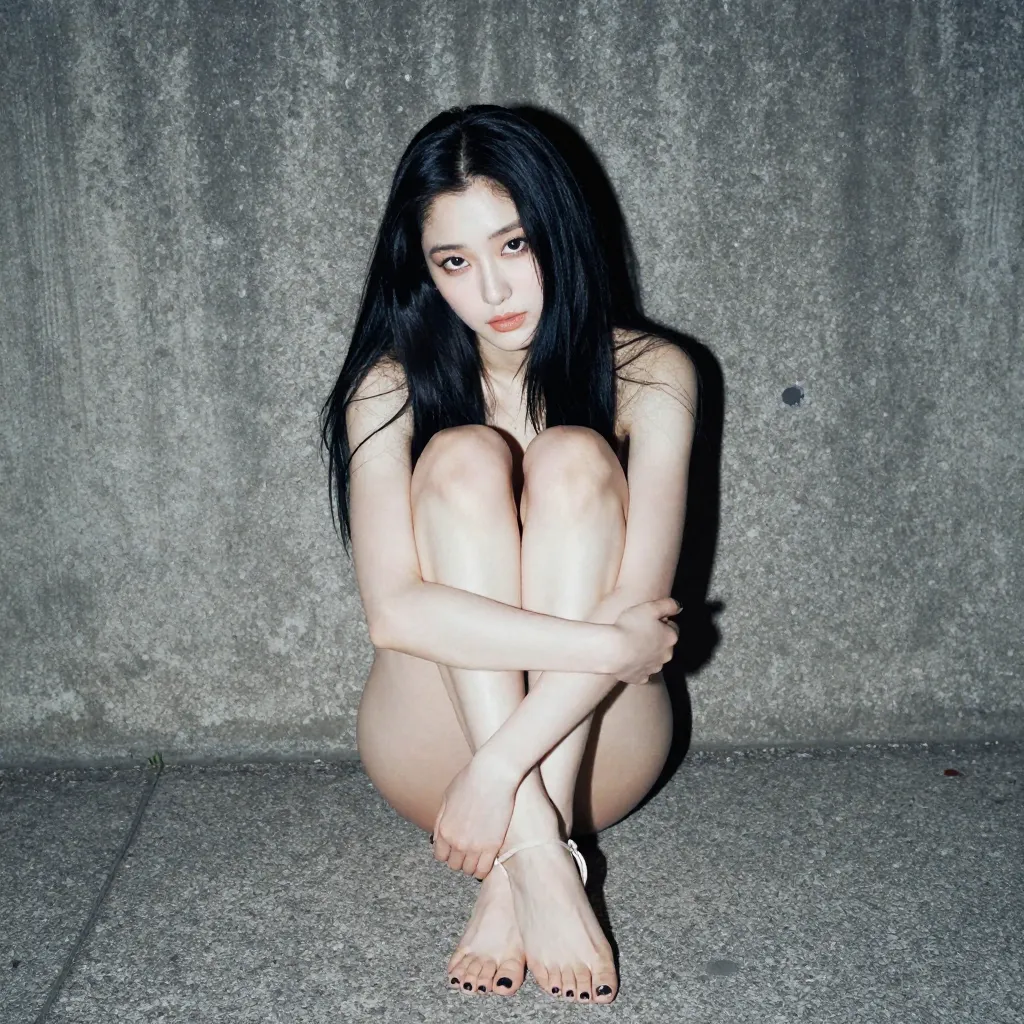 Original seed42 knee-hug against wall