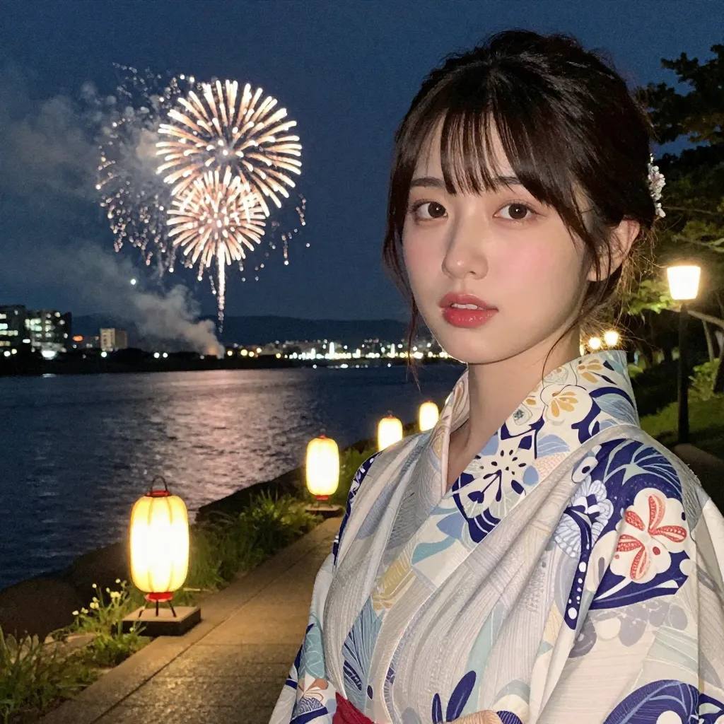 花火帰り