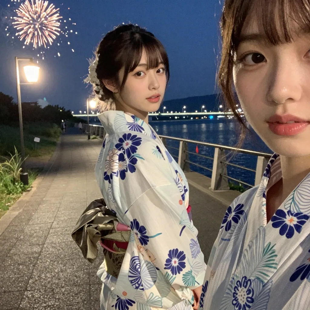 花火帰り