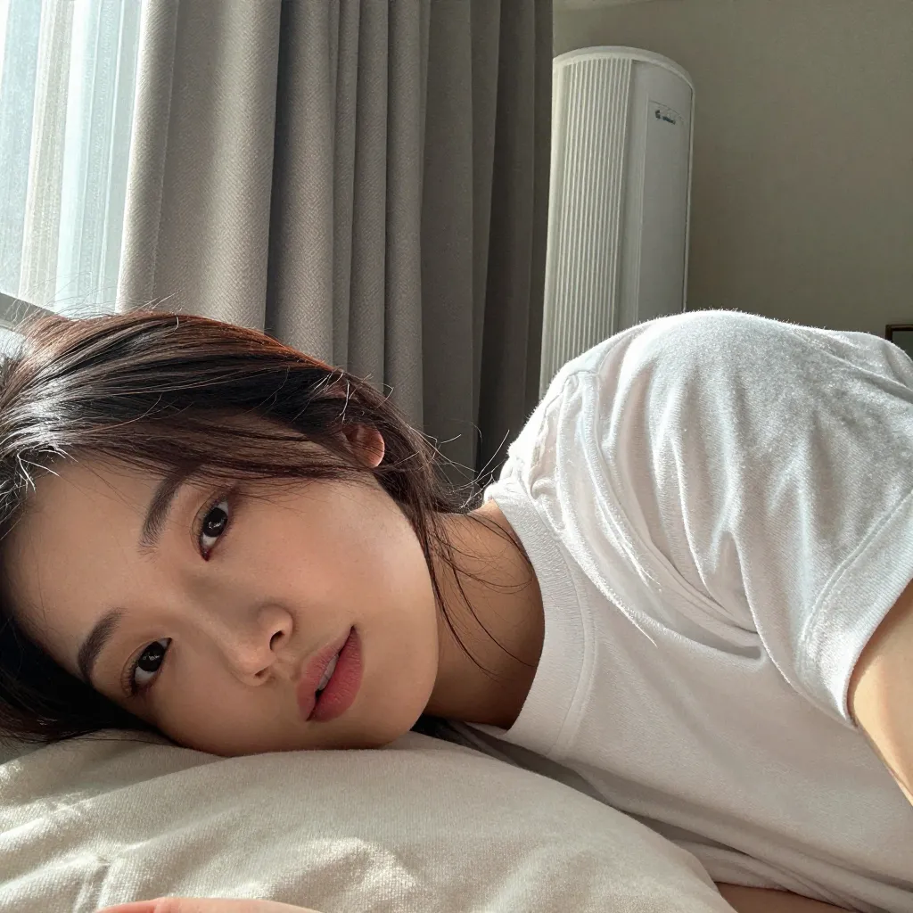 朝のベッド