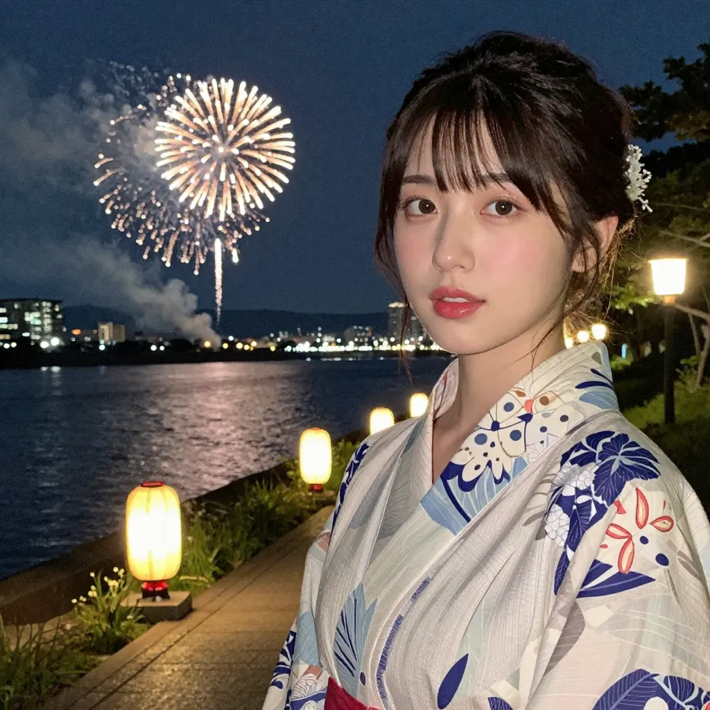 solo+花火帰り