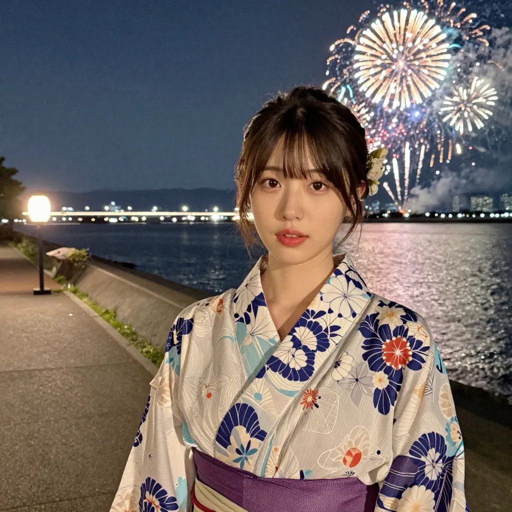 solo+花火帰り