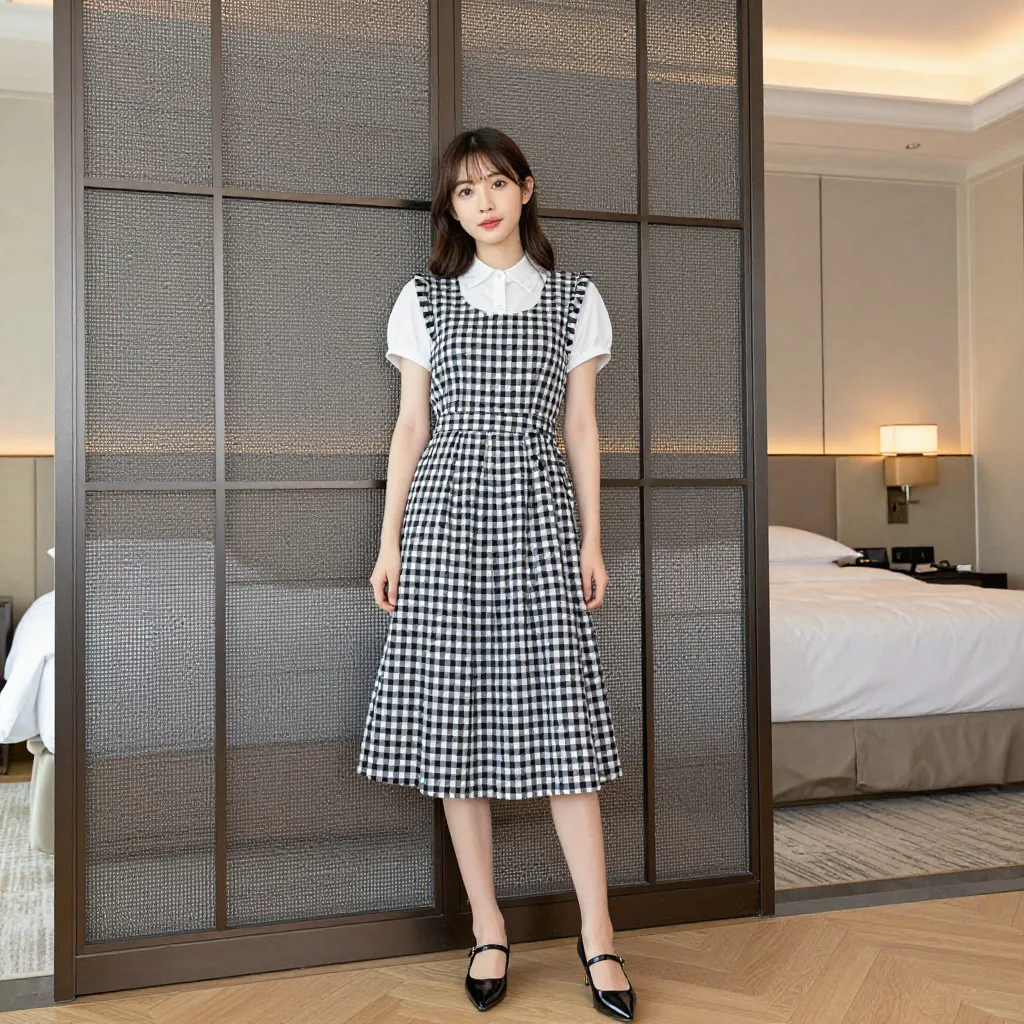 ギンガムチェックジャンスカ