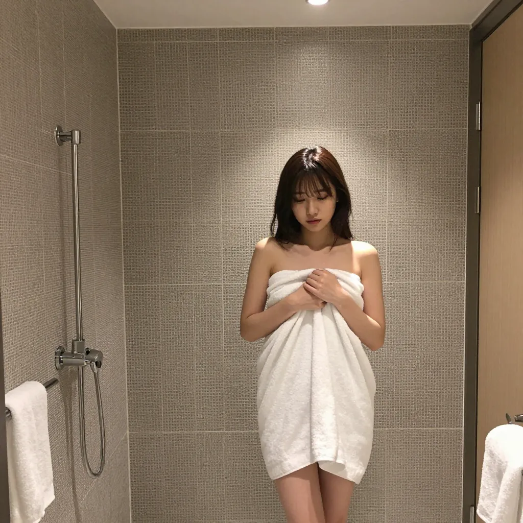 Small towel, wider framing