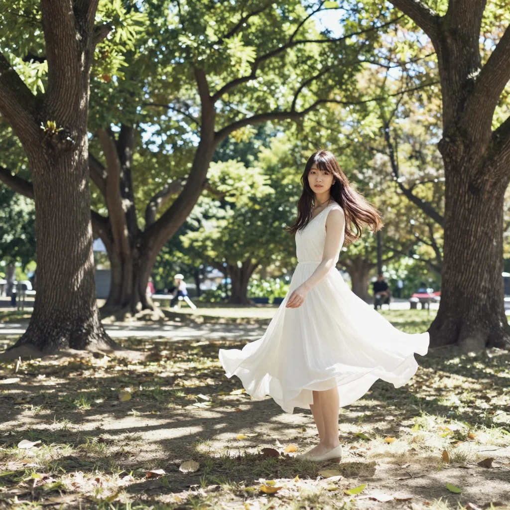 fluttering dress s1